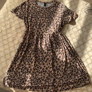 Wild Fable Leopard Print Baby doll Dress